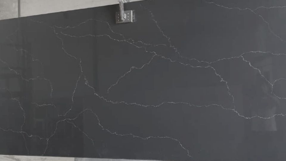 [QS15P-4302-SLAB] Grey Marquina (Slab)