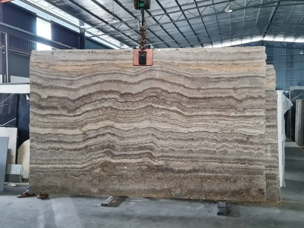 Slab Grey Travertine